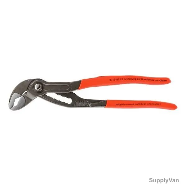 Wurth Water Pump Plier, 07150223, 250MM Length, Red