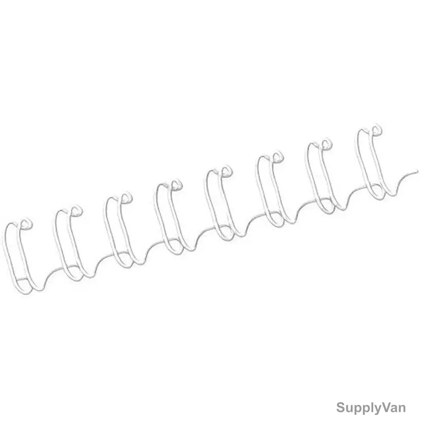 Fellowes Binding Ring, 53262, A4, 10MM, White, 100 Pcs/Box