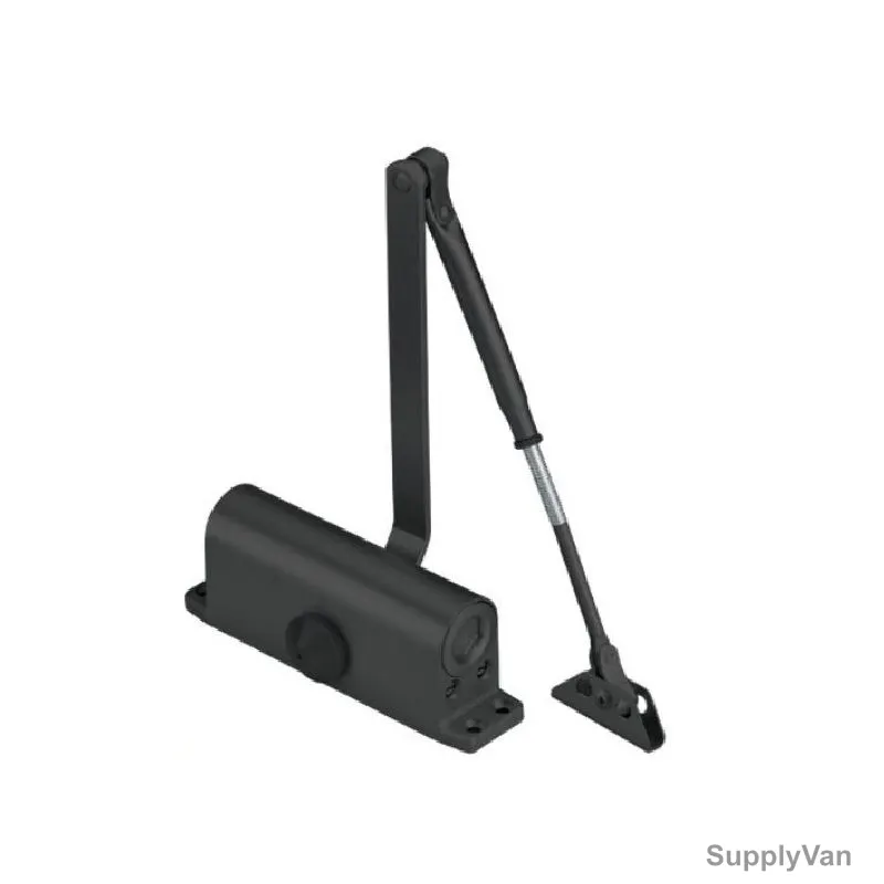 Tuf-Fix Arm Door Closer, 11T926-60BK, 60Kg, Black