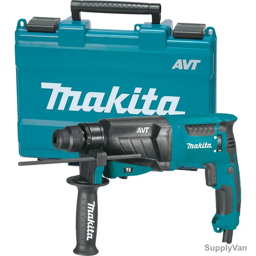 Makita Rotary Hammer, HR2631F, 800W, 0-1200 RPM, 361 x 77 x 209MM