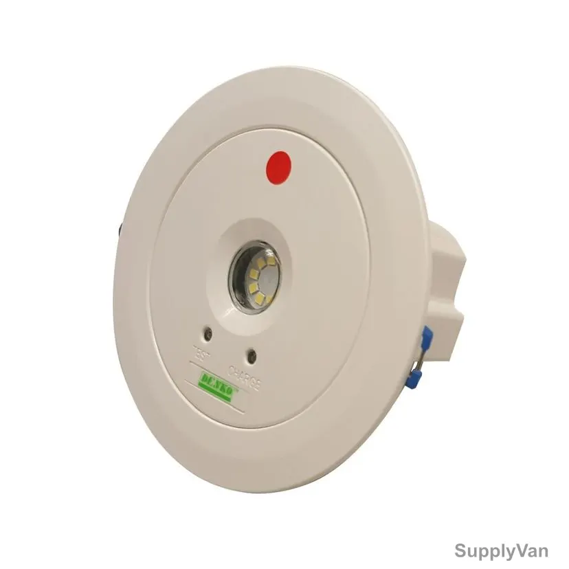 Denko Recess Mounted Emergency Light, EMLED-14NM, LED, 4W, White