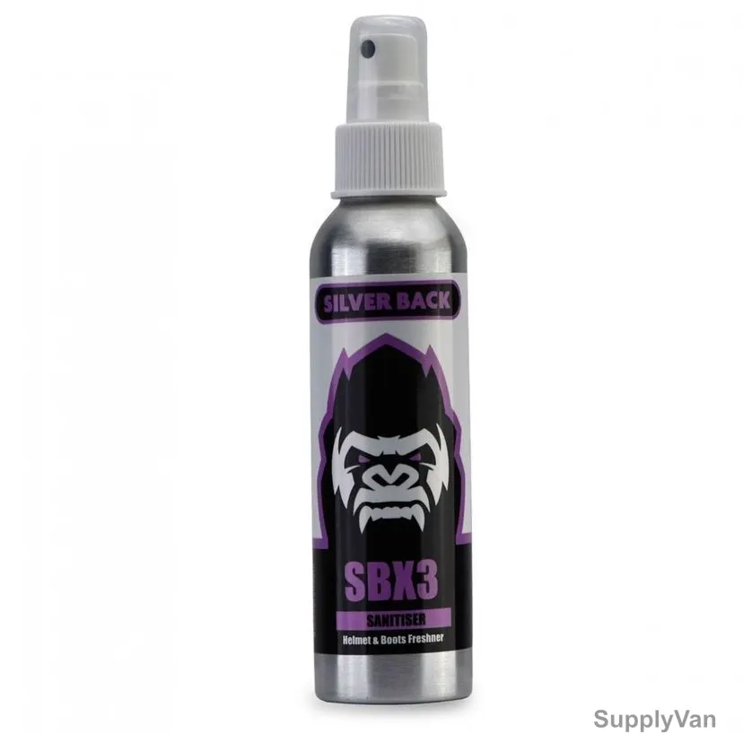 Silver Back Helmet Sanitizer, SBX3, 125ML