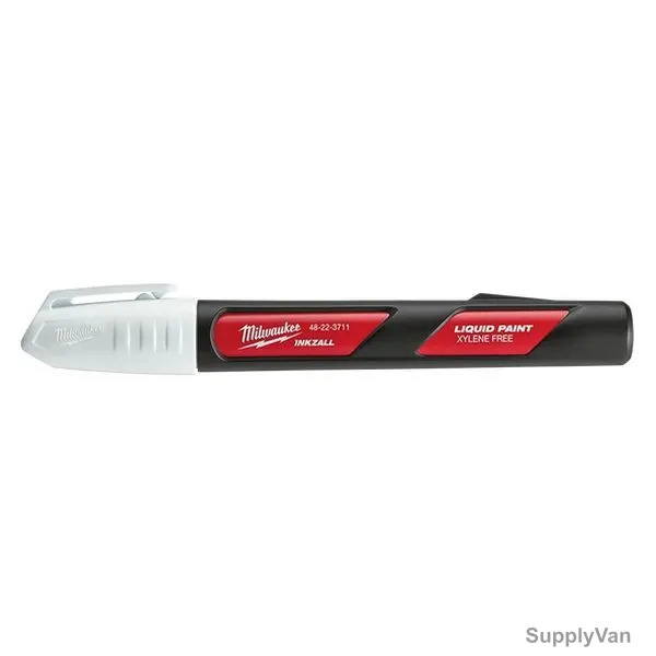 Milwaukee Paint Marker, 48223711, Inkzall, White — image 1