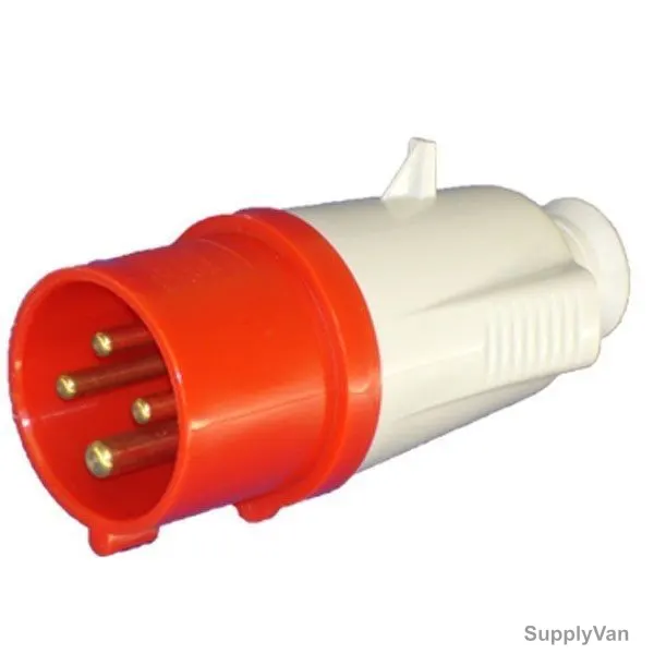 Gewiss Straight Connector, GW60009, IP44, 16A, 3P+N+E