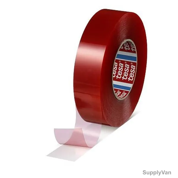 Tesa Double Sided Filmic Tape, 4965, 25MM x 50 Mtrs, Transparent