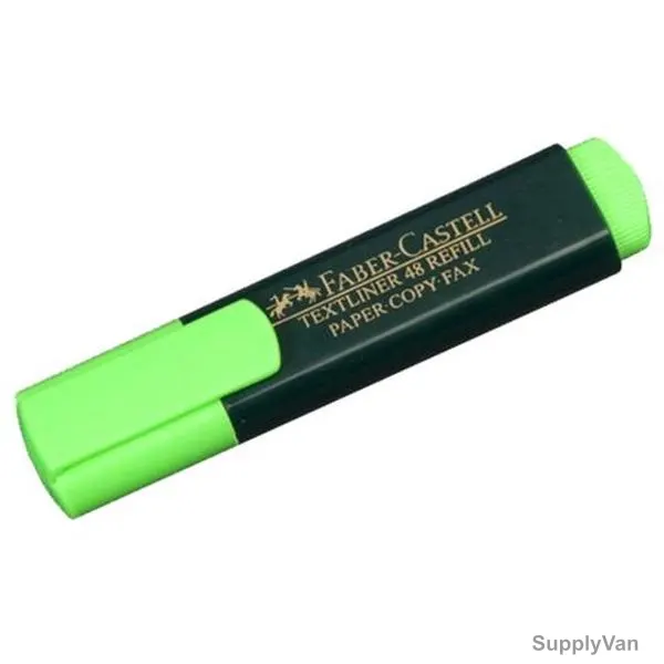 Faber-Castell Textliner Highlighter, 1548, 1-5MM, Classic Green