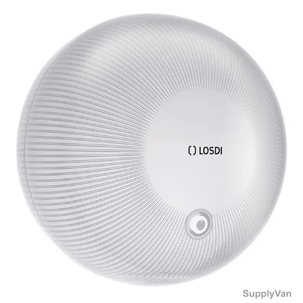 Losdi Jumbo Toilet Roll Dispenser, CP-5008-B-L, Polycarbonate, White