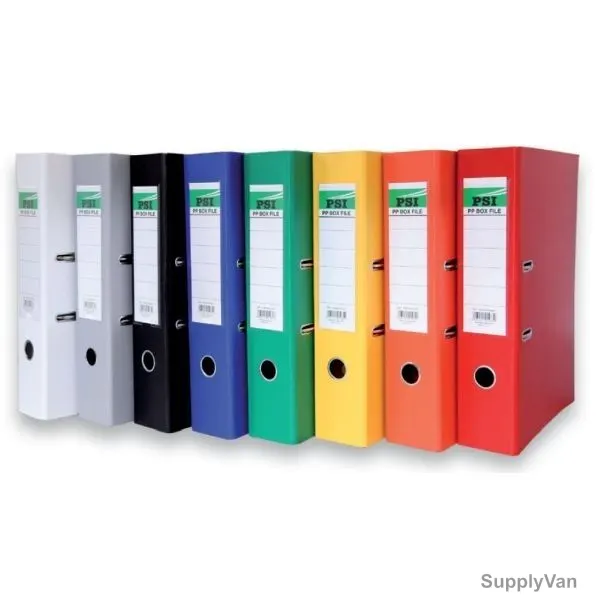 PSI Box File, PSBF8PFCASST, Polypropylene, F/S, 8CM, 25 Pcs/Box — image 1