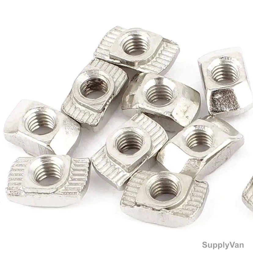Extrusion T-Hummer Nut, 15 Series, Stainless Steel, M4, PK50