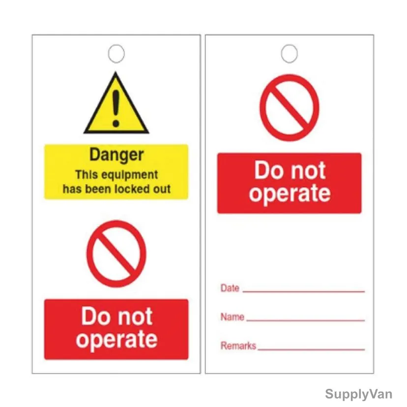 Danger Tag, LSP-D1-TAGD-403, PVC, 143 x 80MM
