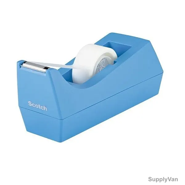 3M Tape Dispenser, C-28S, Scotch, 1 Inch Core, Blue