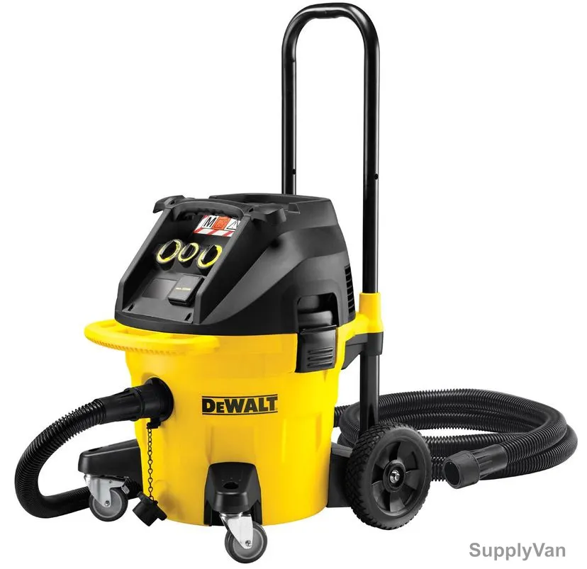 Dewalt Construction Dust Extractor, DWV902M-GB, 38 Litres, 1400W