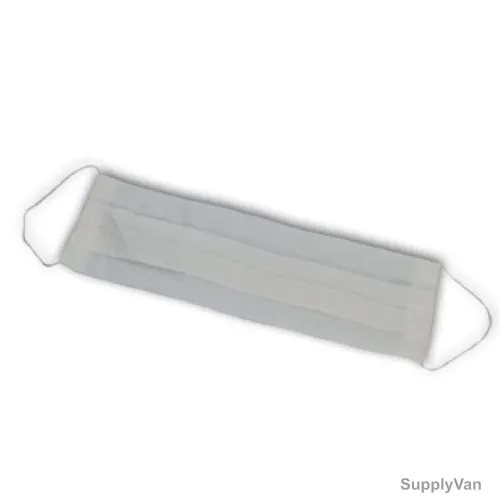 Hotpack Paper Face Mask, FMP, White, PK100