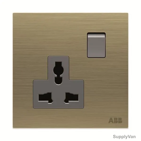 ABB Electrical Socket, AM29486-AG, Millenium, 1 Gang, 13A