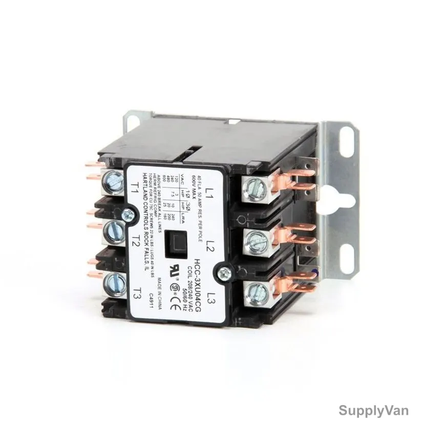 Klima Definite Purpose Magnetic Contactor, 220VAC, 3 Pole