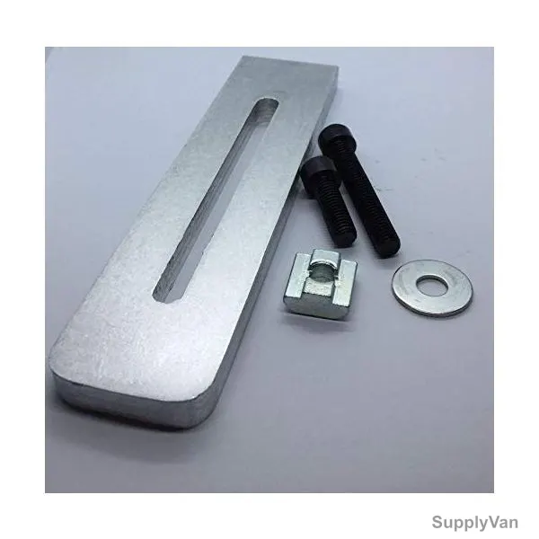 Extrusion Clamp for CNC Machine, Silver
