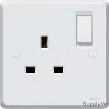 Tenby Switched Socket, 7018, 1 Gang, 13A, 250VAC