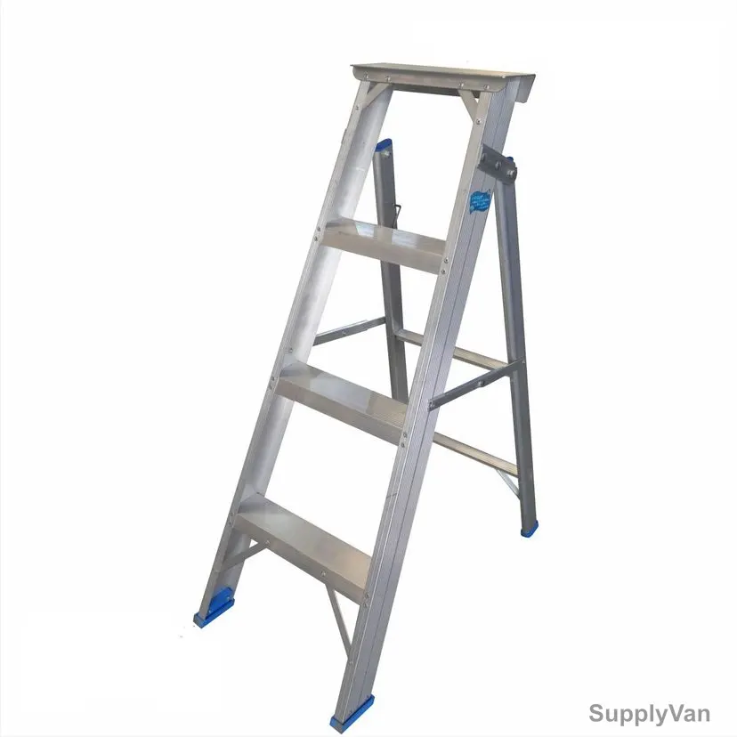 Topman Dual Purpose Ladder, DPAL4, Aluminium, 4 Steps, 130 Kg Weight Capacity — image 1
