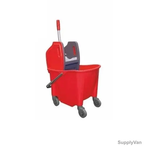Arcora Plastic Mobile Bucket, 1086-KLT25RO, Plastic, 25 Litre, Red