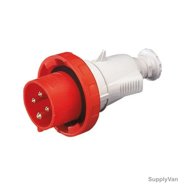 Gewiss Straight Connector, GW61053, IP67, 63A, 3P+N+E