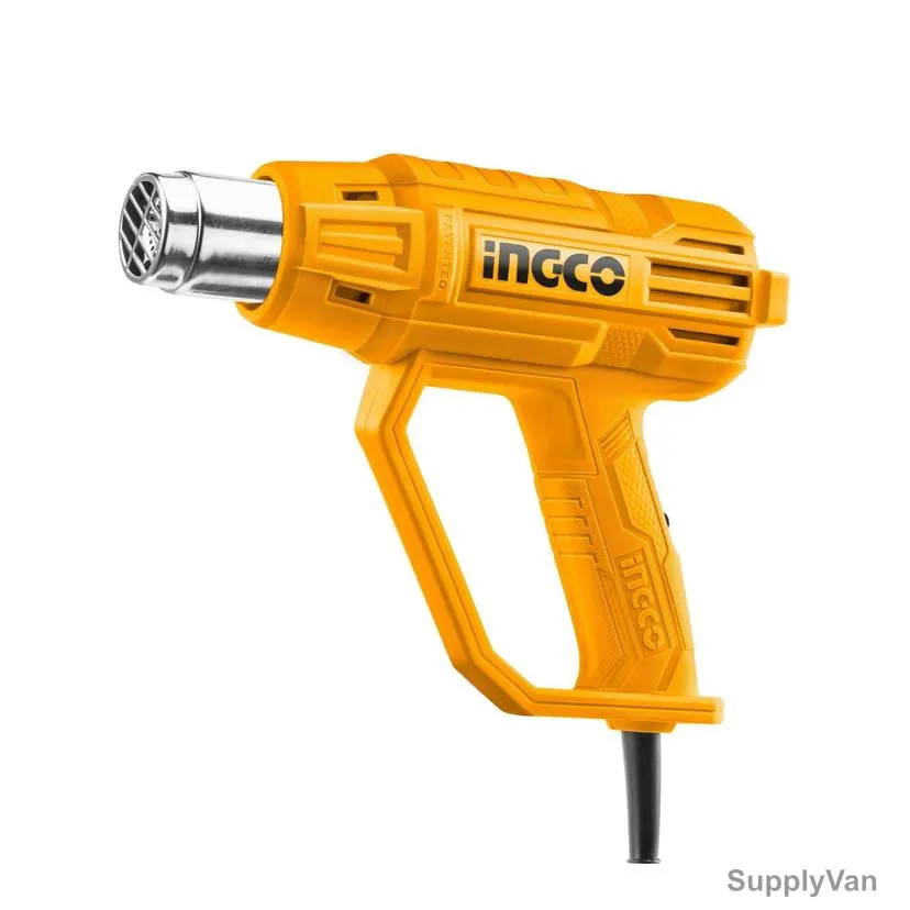 Ingco Heat Gun, HG2000385, 2000W, 250-380 Ltr/Min Airflow — image 1