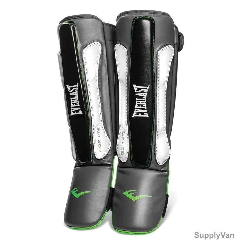 Everlast MMA Shin Guard, EV3400000, Grey And Green — image 1