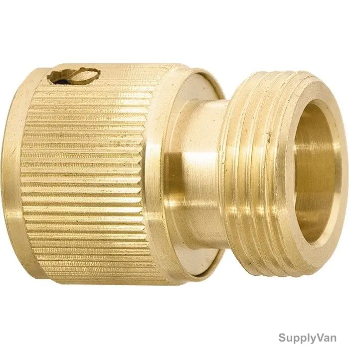 Palisad Quick-Detachable Hose Connector, 662758, Brass, 3/4 Inch