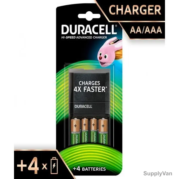 Duracell Battery Charger, CEF14-2AA-2AAA, 5 Pcs/Set — image 1