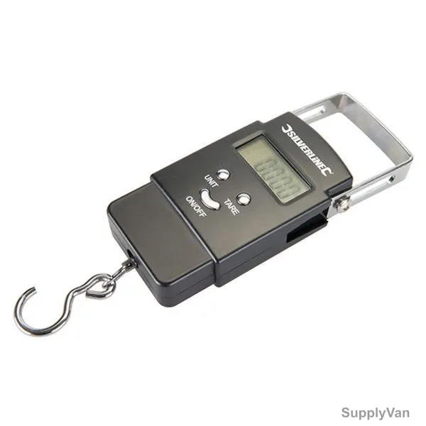 Silverline Electronic Pocket Scale, 243857, 50 Kg, Black and Silver — image 1