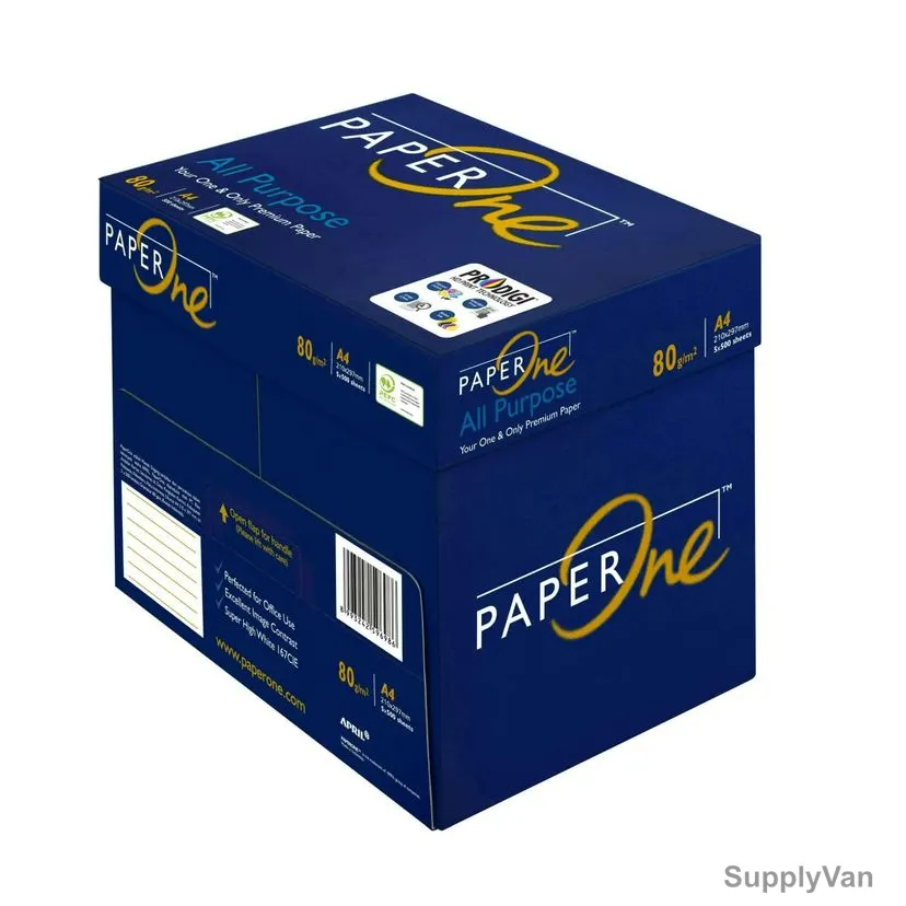 PaperOne All Purpose Premium Copy Paper, P1AP80A4C, A4, 80 GSM, 500 Sheets, 5 Ream/Box