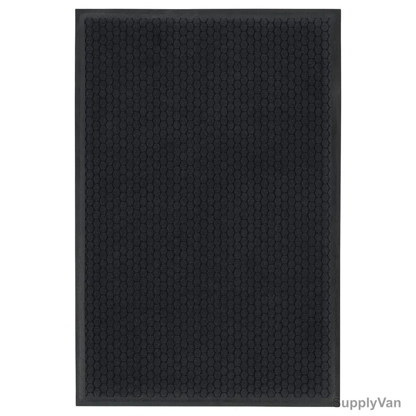 Door Mat, Polyester, 60CM Width x 90CM Length, Dark Grey