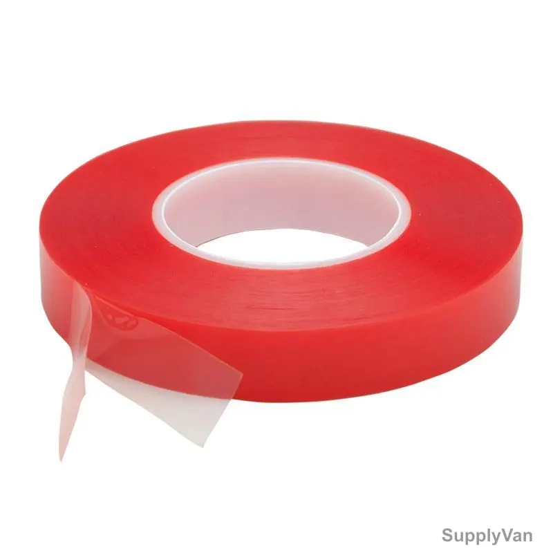 Dimension Double Sided Ultra Mounting Tape, 1013-160B-0950, 9MM x 50 Mtr, Red