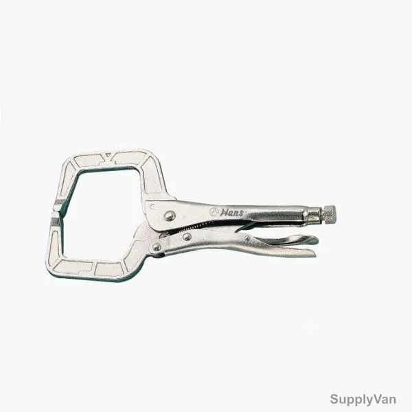 Hans Locking C Clamp Pliers, 1811-11, 11 Inch