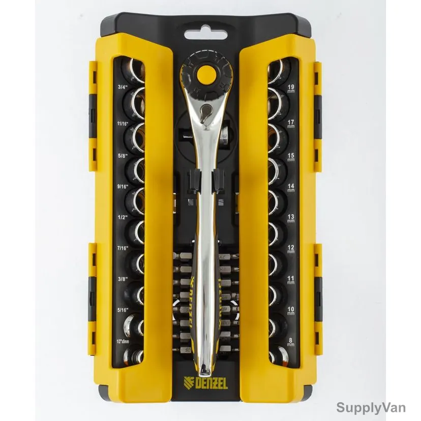 Denzel Tool Set, 7713563, 38 Pcs/Set — image 1