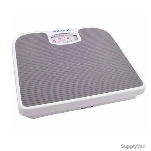 Sonashi Bathoom Scale, SSC-2211, 130 KG, Grey