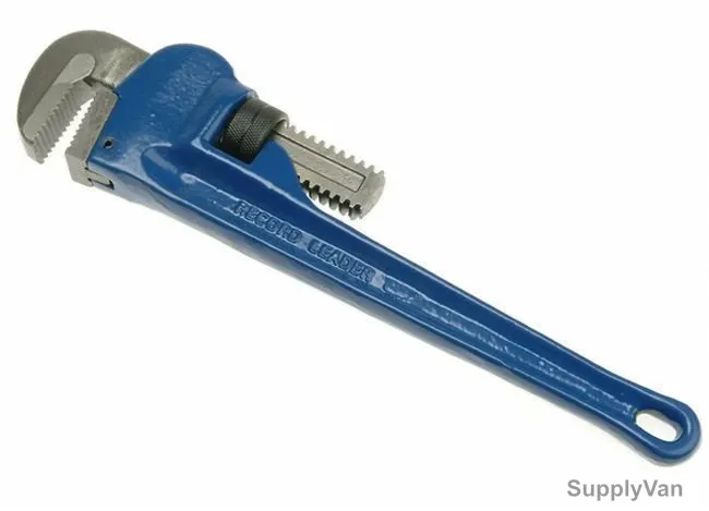 Irwin Record Leader Pipe Wrench, T350/8, 8 Inch, 1 Inch Jaw