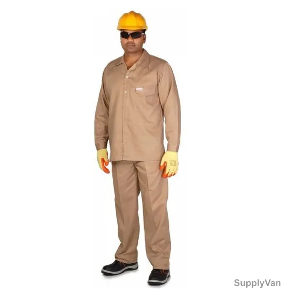 Workland Pant and Shirt, CLM, 190GSM, 2XL, Beige