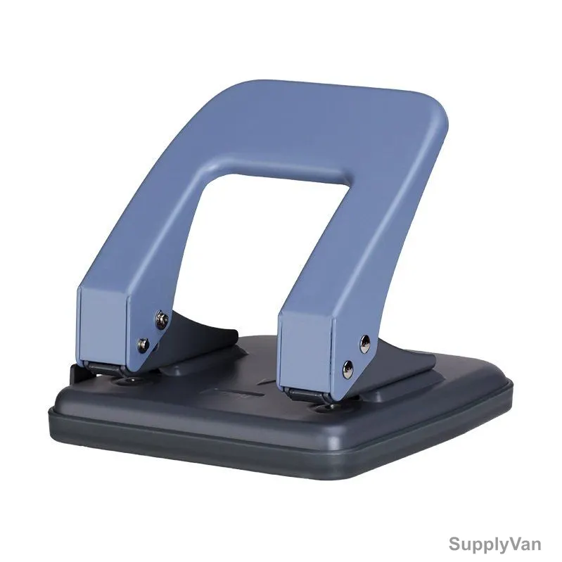 Deli 2 Hole Paper Punch, E0104, 6MM, 35 Sheets, Blue