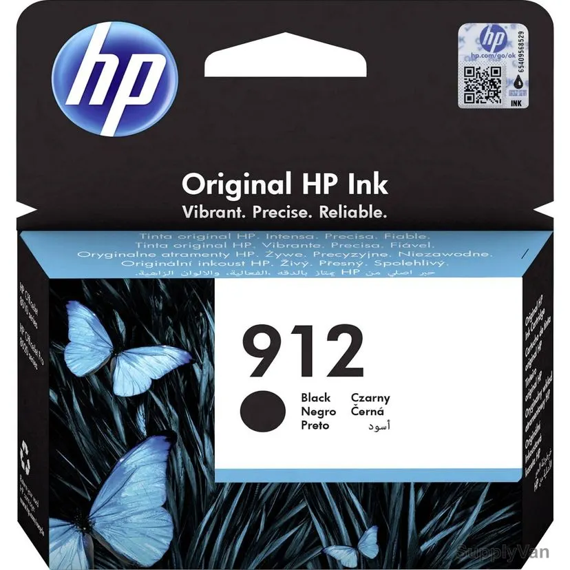 HP Original Ink Cartridge, 3YL80AE, 912, 8.29ML, 300 Pages, Black — image 1