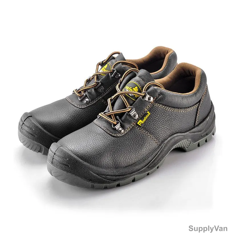 Safetoe Low Ankle Safety Shoes, L-7141, Best Workman, S1P SRC, Leather, Size38, Black — image 1