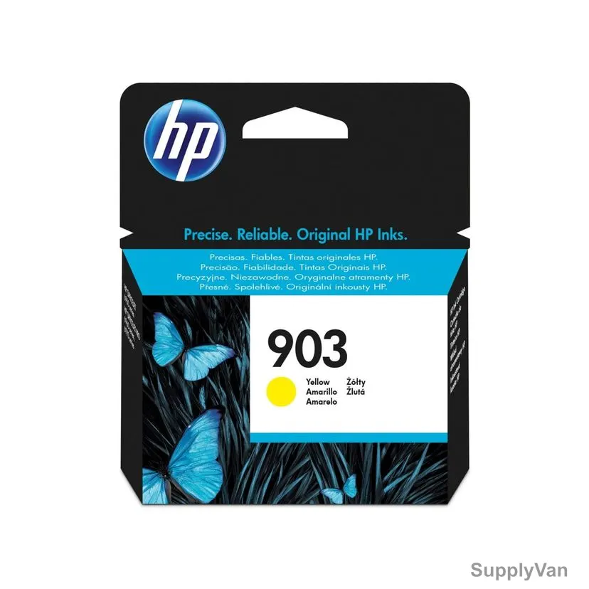 HP Original Ink Cartridge, T6L95AE, Inkjet, 903, 315 Pages, Yellow — image 1