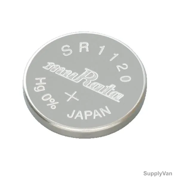 Murata Silver Oxide Coin Battery, SR1120-W-SW, 1.55V, 60mAh — image 1
