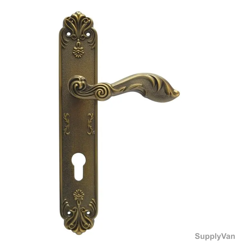 Burano Door Handle, AA55-AA44, Zinc, Screw Mount, 250MM