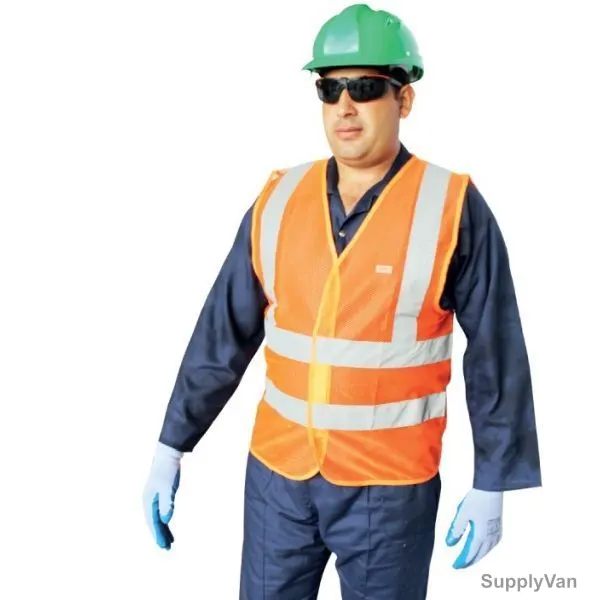 Vaultex Reflective Vest, GSR, 60GSM, L, Orange