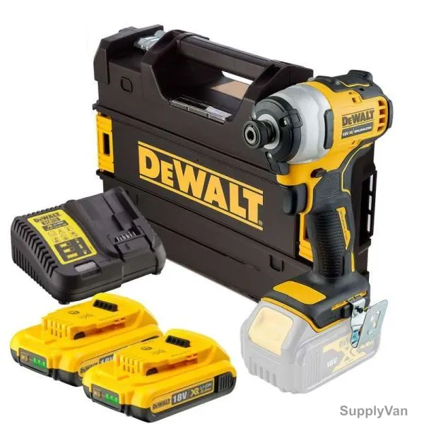 Dewalt Cordless Impact Driver, DCF809D2-GB, 18V, 2.0Ah