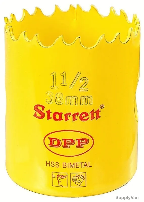 Starrett Dual Pitch Professional Hole Saw, DH0112, 38mm