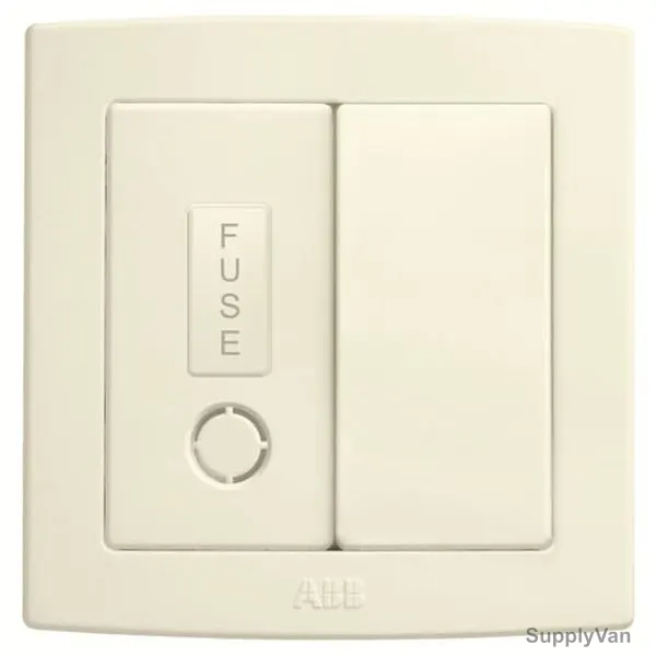 ABB Fused Connection Unit, AC506-82, Concept BS, 13A, Ivory White