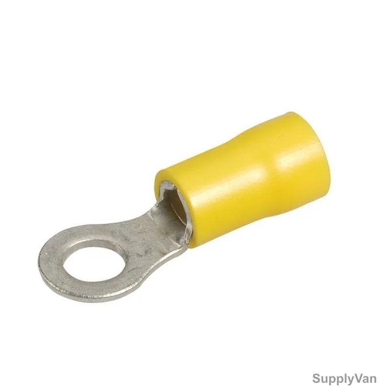 Kompress Ring Terminal, IR-6-6.5, Insulated, 6-6.5 SQ.MM, 100 Pcs/Pack