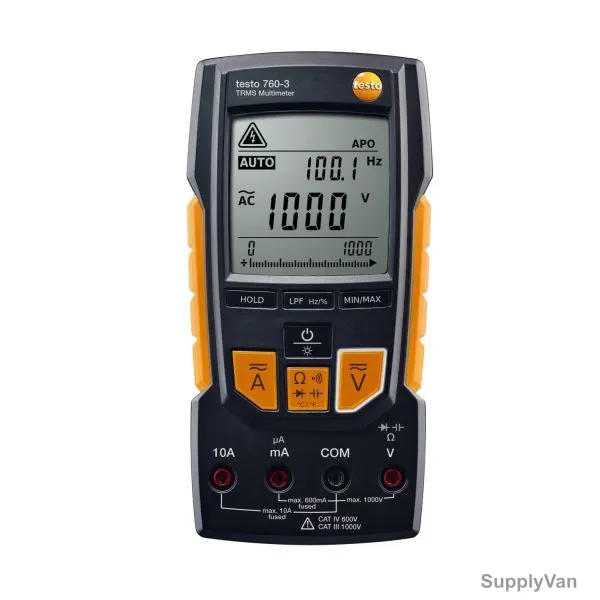 Testo TRMS Multimeter, 760-3, 6000 Count — image 1