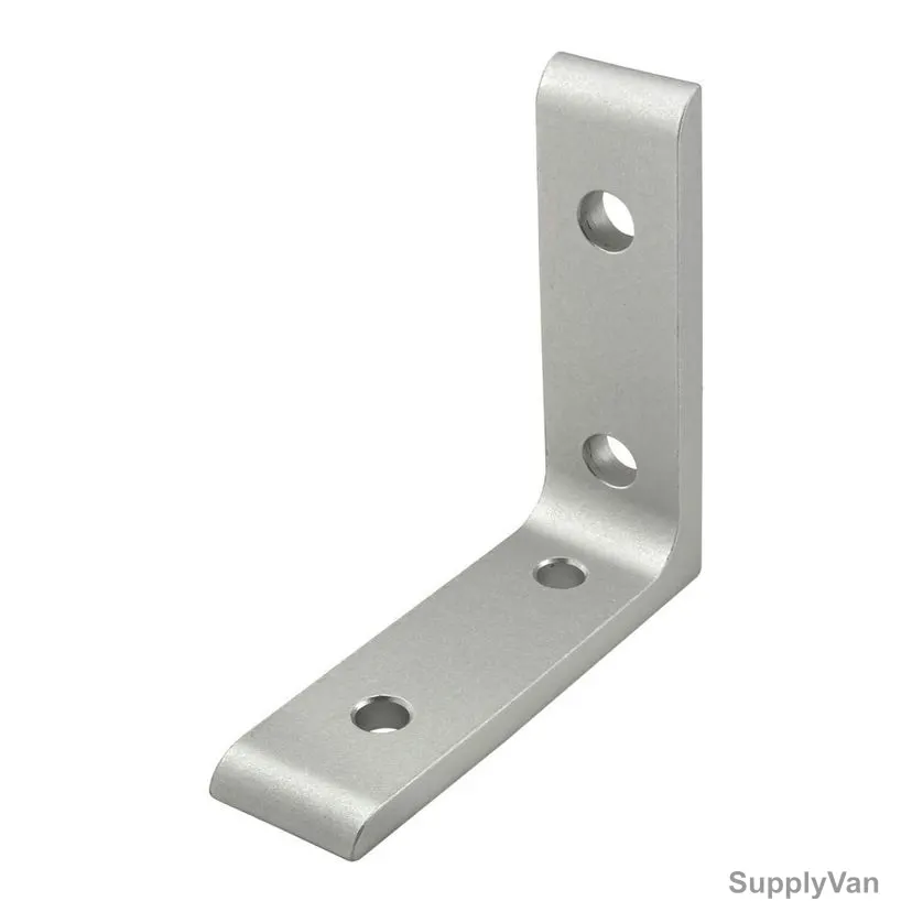 Extrusion Inside Corner Bracket, 30 Series, 4 Hole, Aluminium, 26 x 60MM
